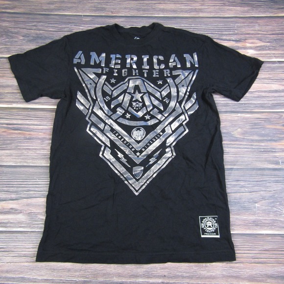 American Fighter Other - American Fighter Mens Medium Training T Shirt UFC MMA Gym Workout Black